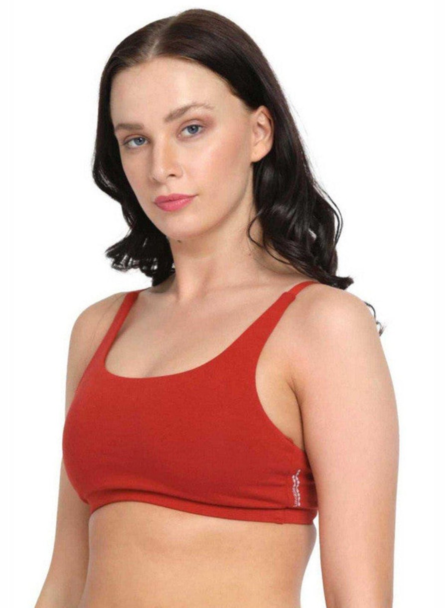 Sportswear Lovable | Lovable Non Padded Non Wired Full Coverage Bra - Vitality Cami Orange