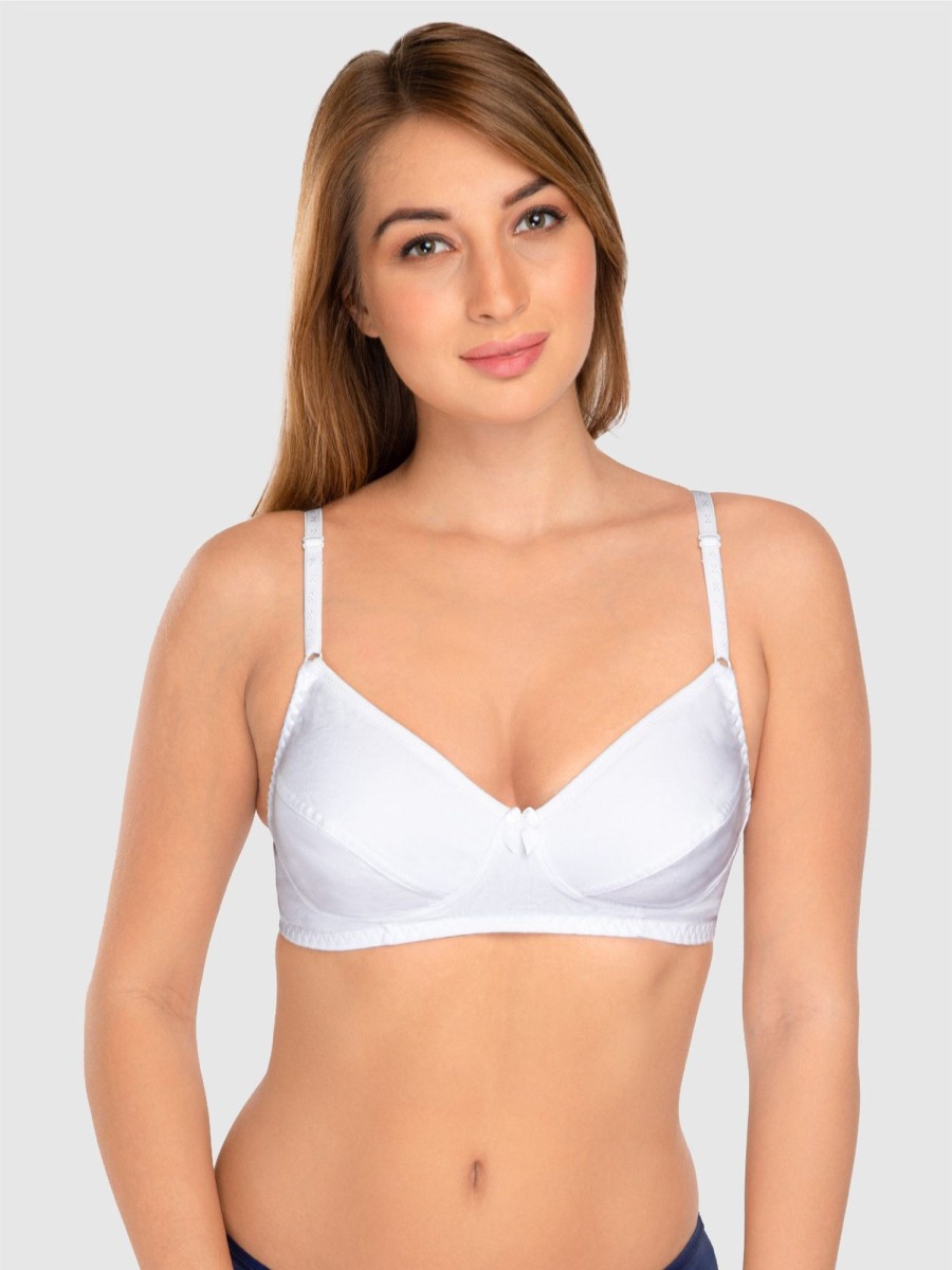 Bra Daisy Dee | Daisy Dee Non Padded Non Wired Full Coverage Bra Nclbr_ White