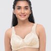 Bra Lovable | Lovable Cream Non Padded Non Wired Full Coverage Bra Original-Cream Beige