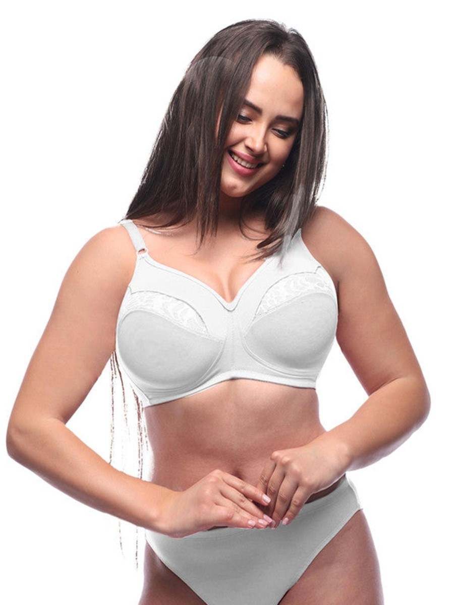 Bra Lovable | Lovable Non Padded Non Wired Full Coverage Bra Adl The 1 Prime_ White