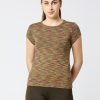 Sportswear Lovable | Women Regular Fit Solid Top - Fly Tech Tee-Sl-Dp Multicolor