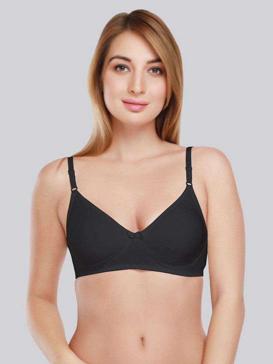 Bra Daisy Dee | Daisy Dee Padded Non Wired Full Coverage Bra Nstrd_ Black