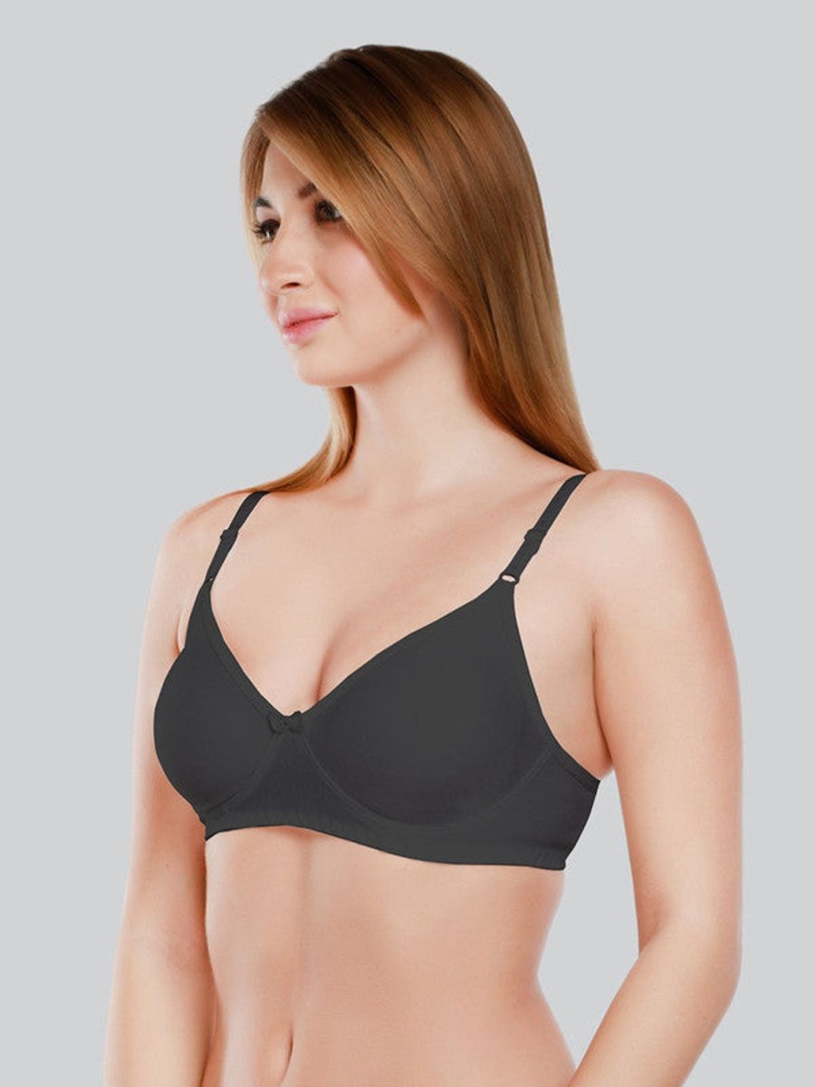 Bra Daisy Dee | Daisy Dee Padded Non Wired Full Coverage Bra Nstrd_ Black