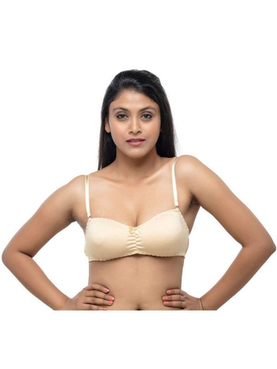 Bra Daisy Dee | Daisy Dee Skin Non Padded Non Wired Medium Coverage Bra -Enchantic_Skin Beige