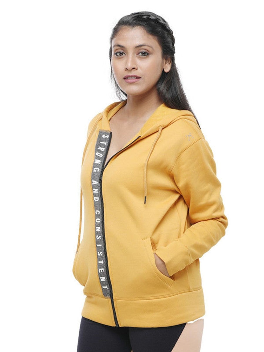 Winterwear Lovable | Women Mustard Solid Jackets Nd Jacket_Mustard Yellow