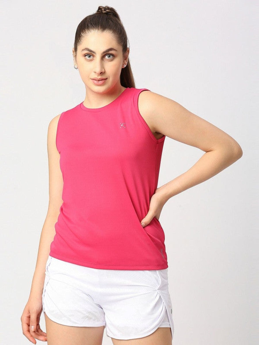 Sportswear Lovable | Women Rani Solid Top - Ebb To Street-Rk-Rn Pink