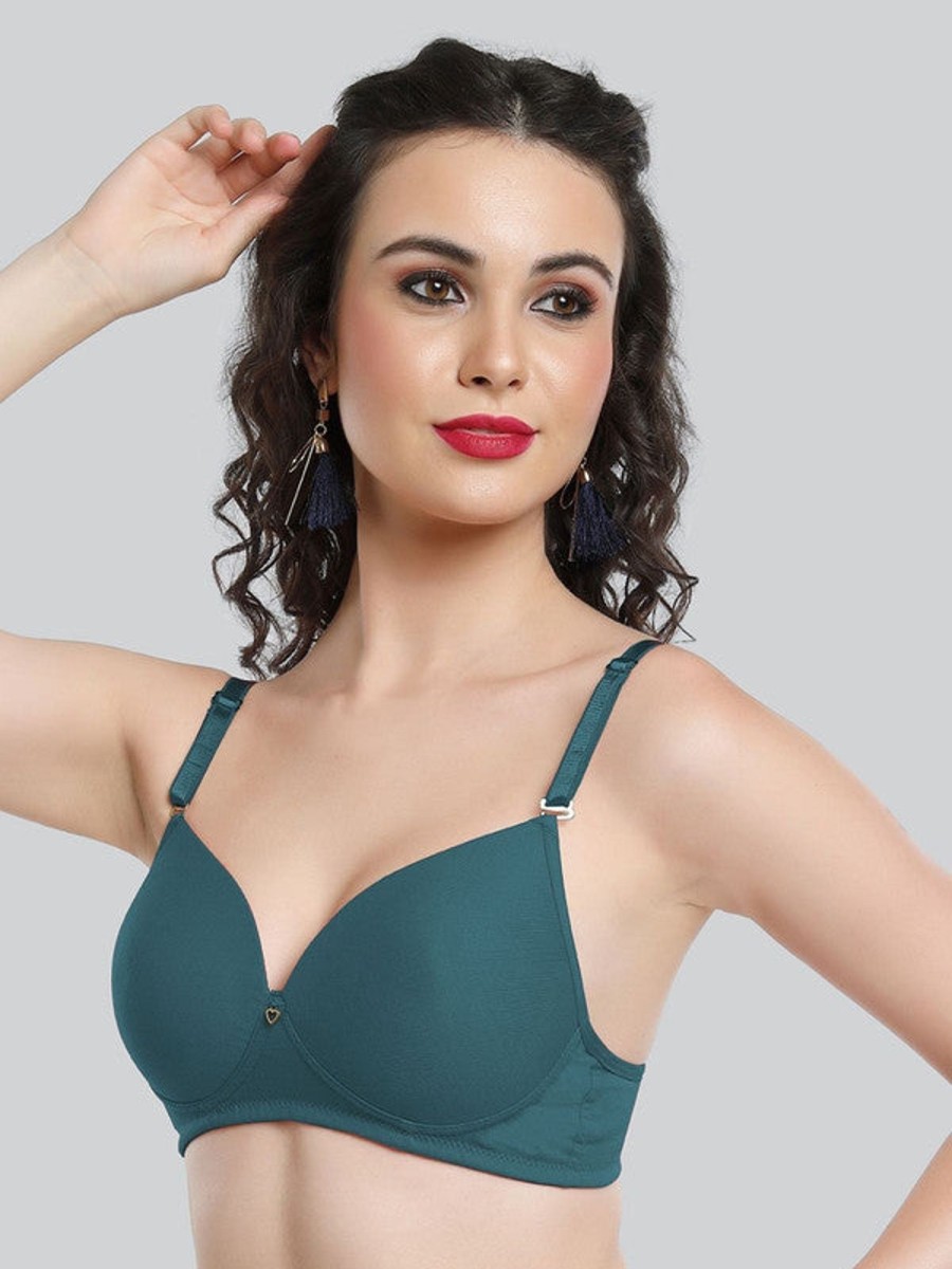 Bra Lovable | Lovable Electric Padded Non Wired 3/4Th Coverage Bra Le-227-Electric Blue