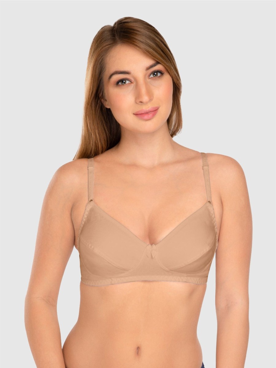 Bra Daisy Dee | Daisy Dee Skin Non Padded Non Wired Full Coverage Bra Nclbr_Skin Beige