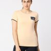 Sportswear Lovable | Women Light Solid Top - Direction Tee-By Pink