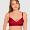 Bra Daisy Dee | Daisy Dee Non Padded Non Wired Full Coverage Bra Nclbr_ Maroon