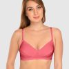 Bra Daisy Dee | Daisy Dee Carrot Non Padded Non Wired Full Coverage Bra Nclbr_Carrot Coral