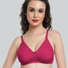 Bra Lovable | Lovable Raspberry Non Padded Non Wired Full Coverage Bra Le-230-Raspberry Pink