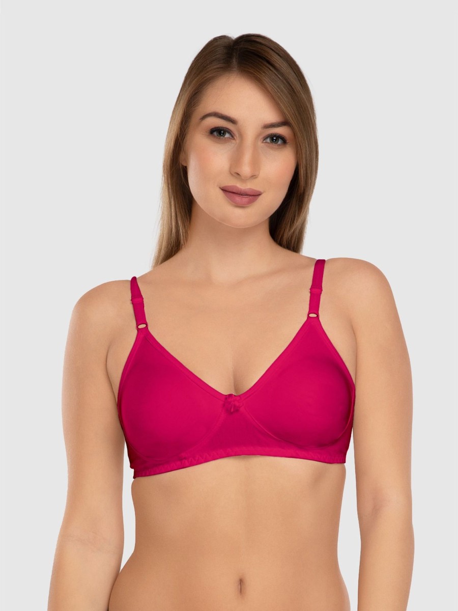 Bra Daisy Dee | Daisy Dee Rani Non Padded Non Wired Full Coverage Bra Nlbla_R. Pink