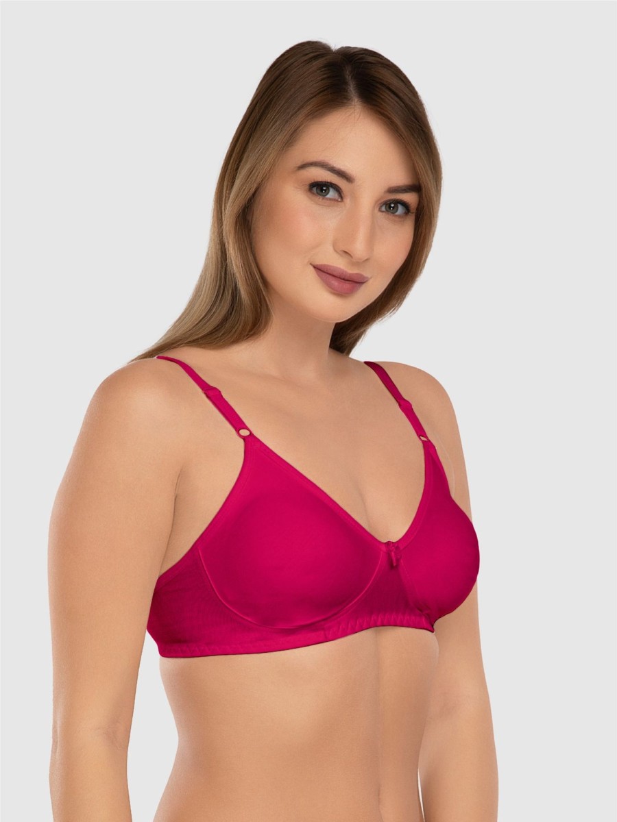 Bra Daisy Dee | Daisy Dee Rani Non Padded Non Wired Full Coverage Bra Nlbla_R. Pink