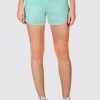 Sportswear Lovable | Women Aqua Solid Shorts Adventure Short_Aq Cyan