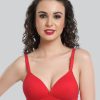 Bra Lovable | Lovable Prime Padded Non Wi Full Coverage Bra Le-236-Prime Red