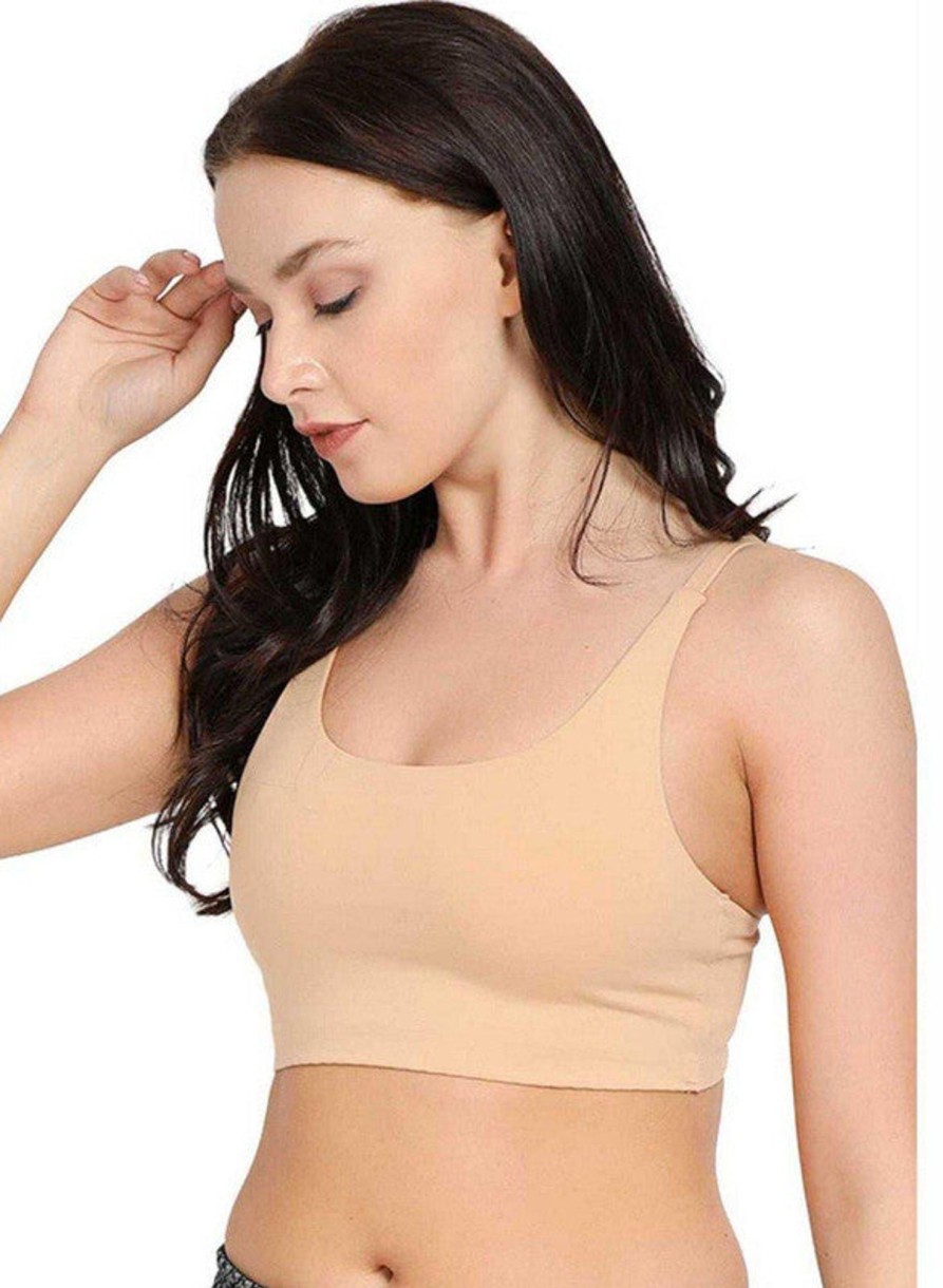 Sportswear Lovable | Lovable Skin Non Padded Non Wired Full Coverage Bra - Vitality Cami-Skin Beige