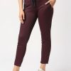 Sportswear Lovable | Women Plum Printed Sports Track Pants - Neo Classic Dryknit-Tc-Pl Purple