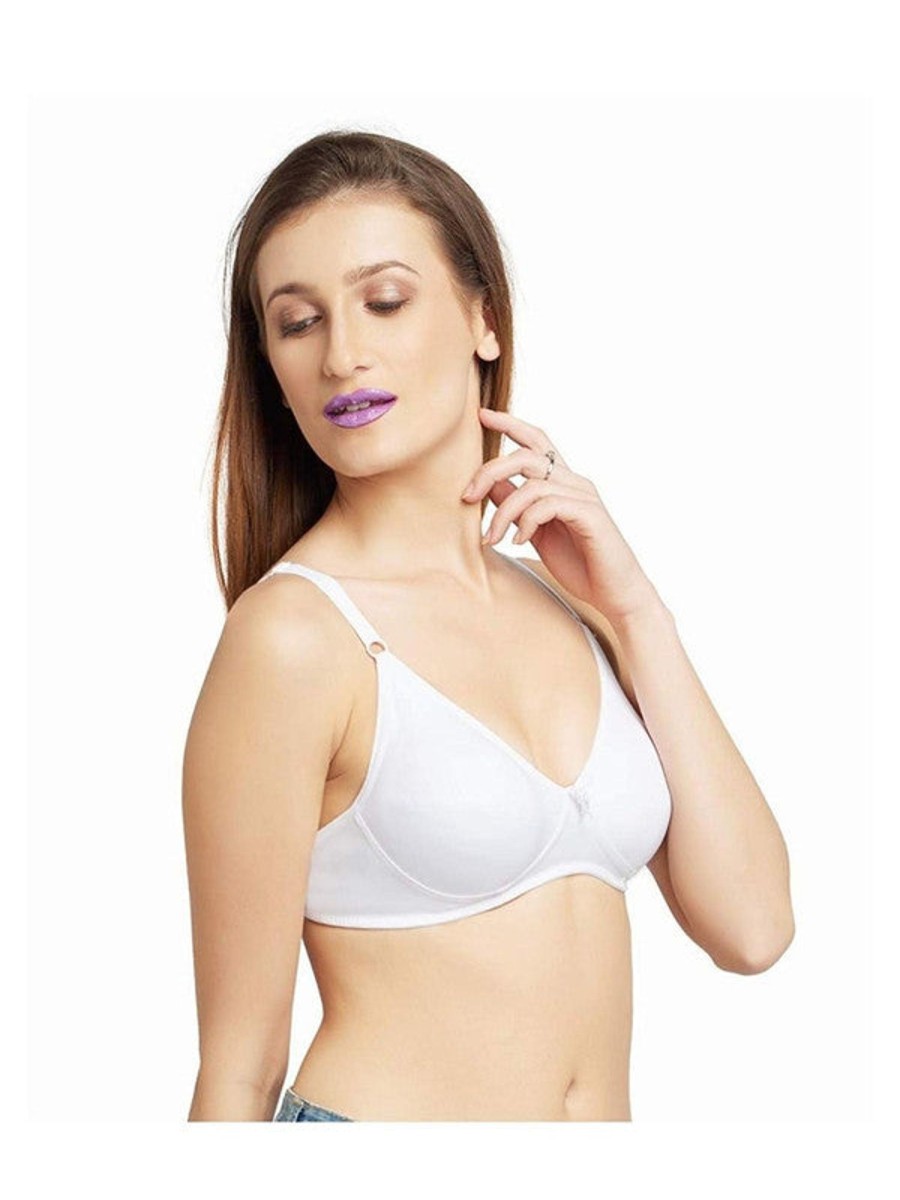 Bra Lovable | Lovable Non Padded Non Wired Full Coverage Bra Ultra White