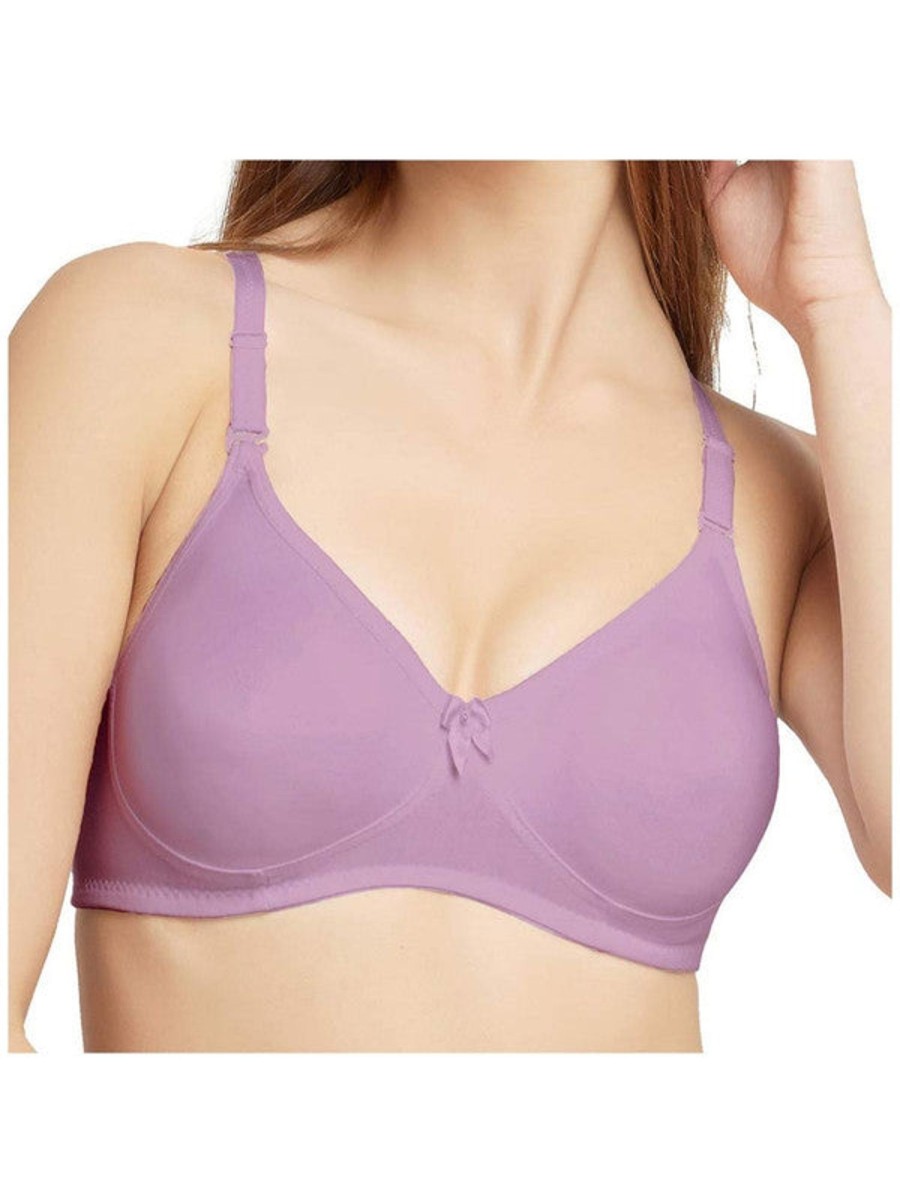 Bra Daisy Dee | Daisy Dee Fuschia Non Padded Non Wired Full Coverage Bra Nesprt_Fussia Pink