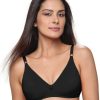 Bra Lovable | Lovable Non Padded Non Wired Full Coverage Bra L-1797 Black