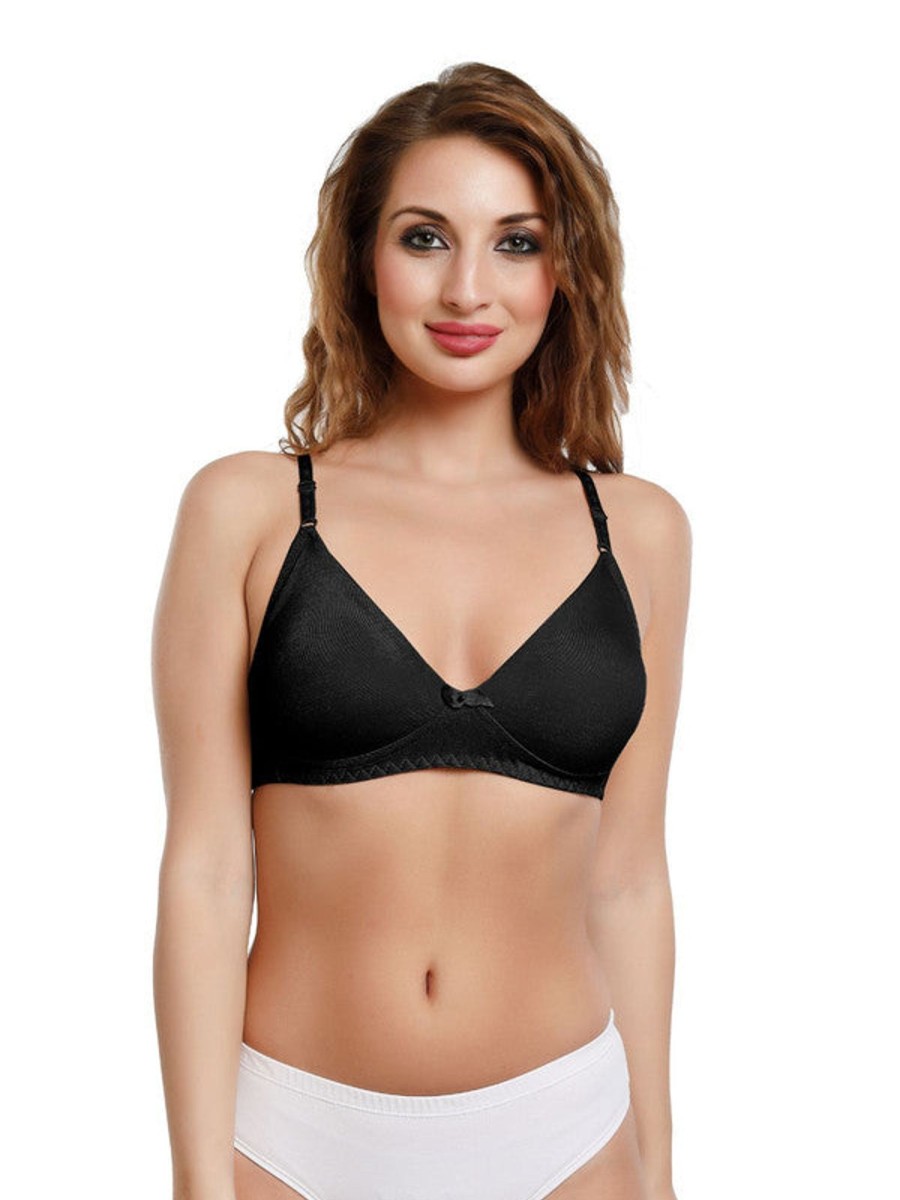 Bra Daisy Dee | Daisy Dee Padded Non Wired Full Coverage Bra Nzng_ Black