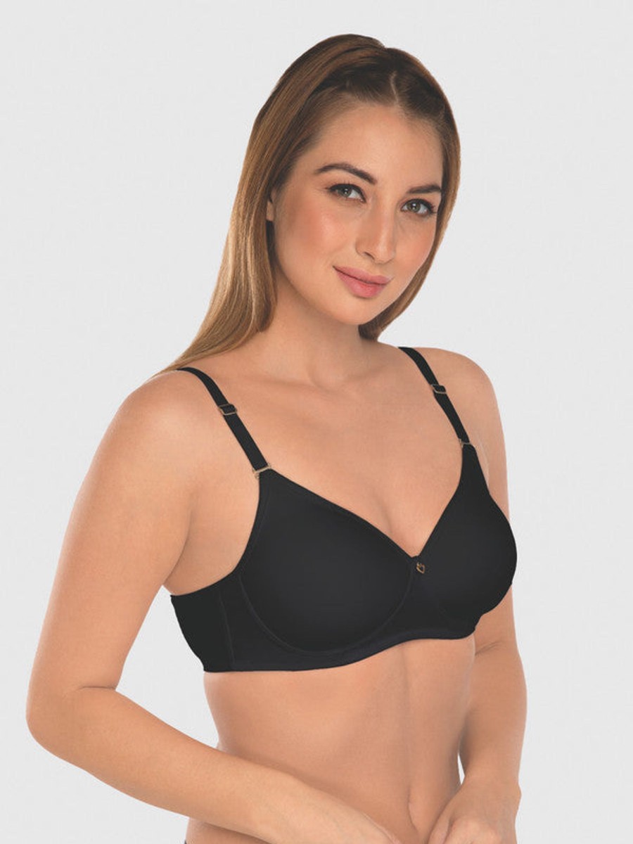 Bra Daisy Dee | Daisy Dee Padded Wirefree Full Coverage T-Shirt Bra - Nmpl_ Black