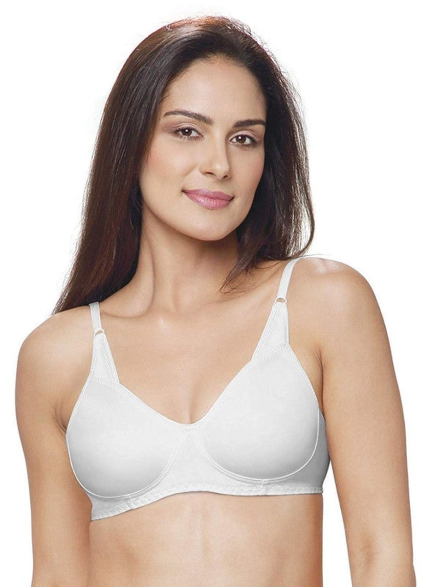 Bra Lovable | Lovable Non Padded Non Wired Full Coverage Bra Adl-13_ White