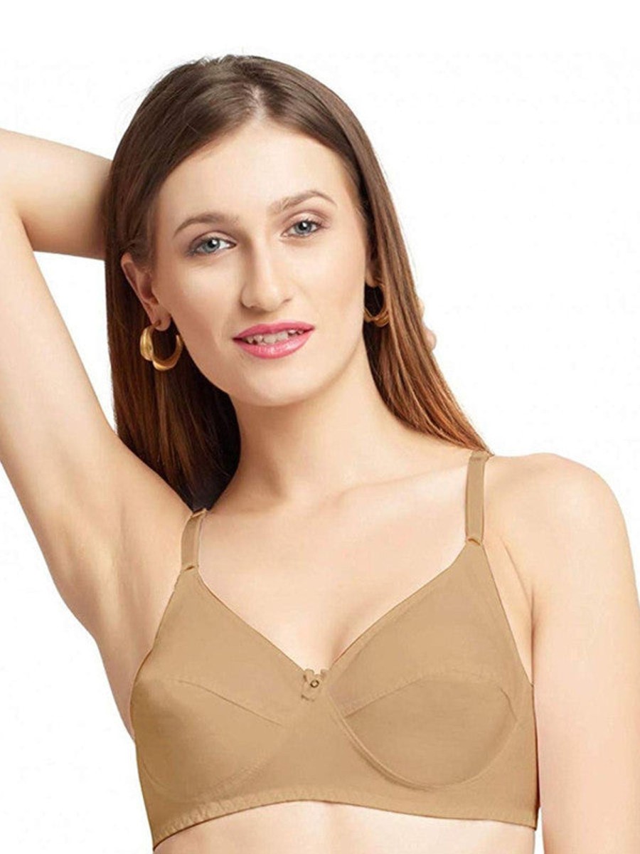 Bra Daisy Dee | Daisy Dee Skin Non Padded Non Wired Full Coverage Bra Nmeln_Skin Beige