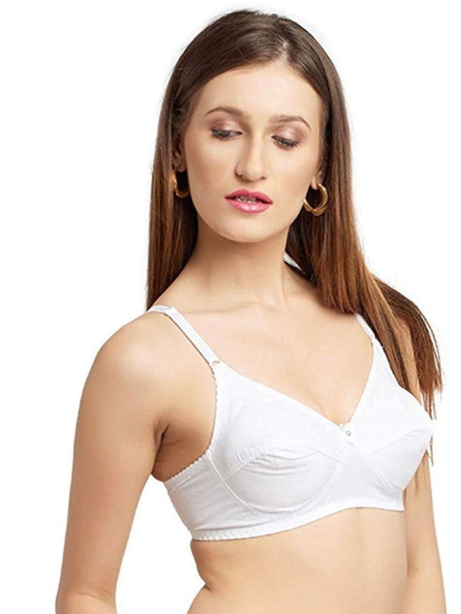 Bra Daisy Dee | Daisy Dee Non Padded Non Wired Full Coverage Bra Nmeln_ White