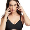 Bra Lovable | Lovable Non Padded Non Wired Full Coverage Bra Classic Black