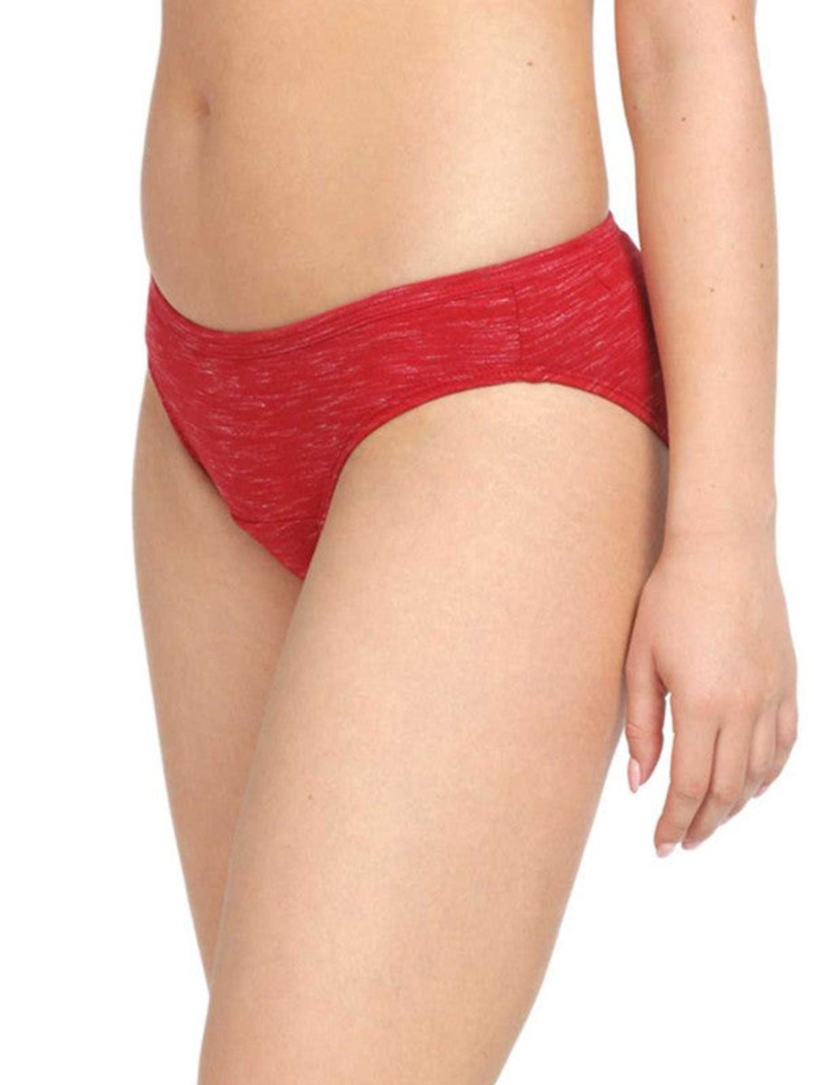 Panty Lovable | Women Solid Bikini Panty Premium Panties_Brick Red