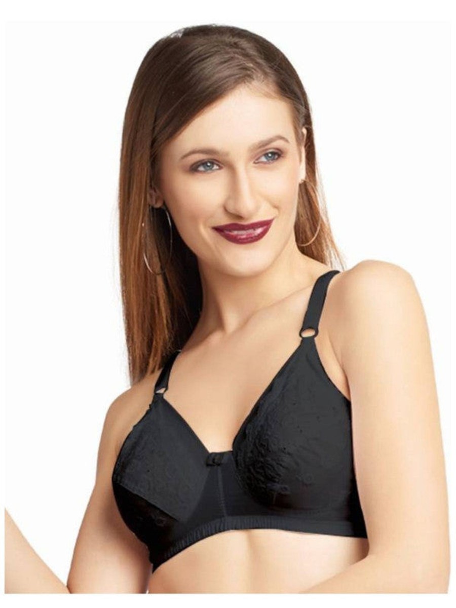 Bra Daisy Dee | Daisy Dee Non Padded Non Wired Full Coverage Bra Nchresma_ Black