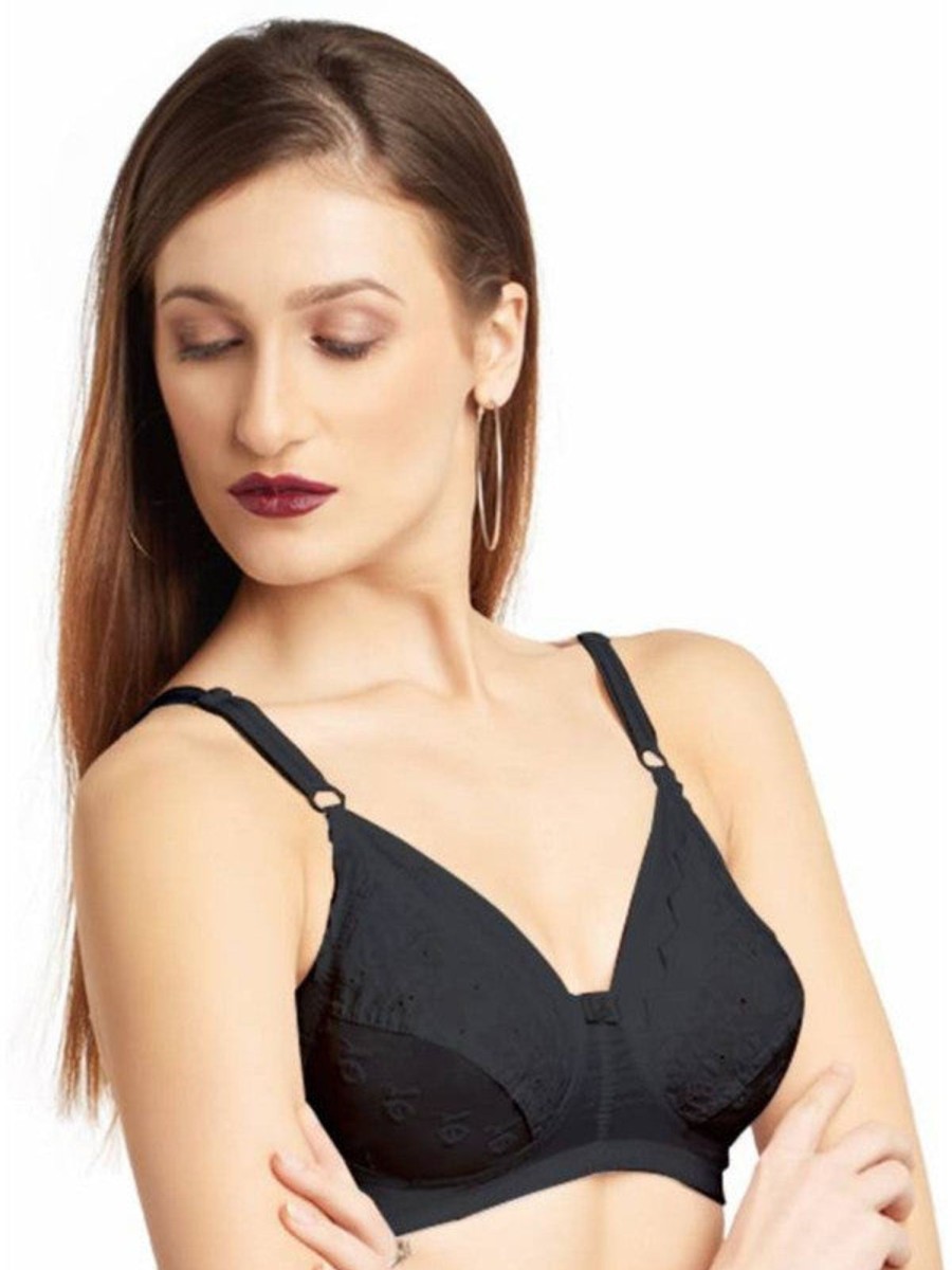 Bra Daisy Dee | Daisy Dee Non Padded Non Wired Full Coverage Bra Nchresma_ Black