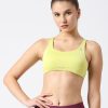 Bra Lovable | Lovable Teal Non Padded Non Wired Full Coverage Bra Vitality Bra_If-Tl Yellow