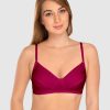 Bra Daisy Dee | Daisy Dee Wine Non Padded Non Wired Full Coverage Bra Nclbr_Wine Purple