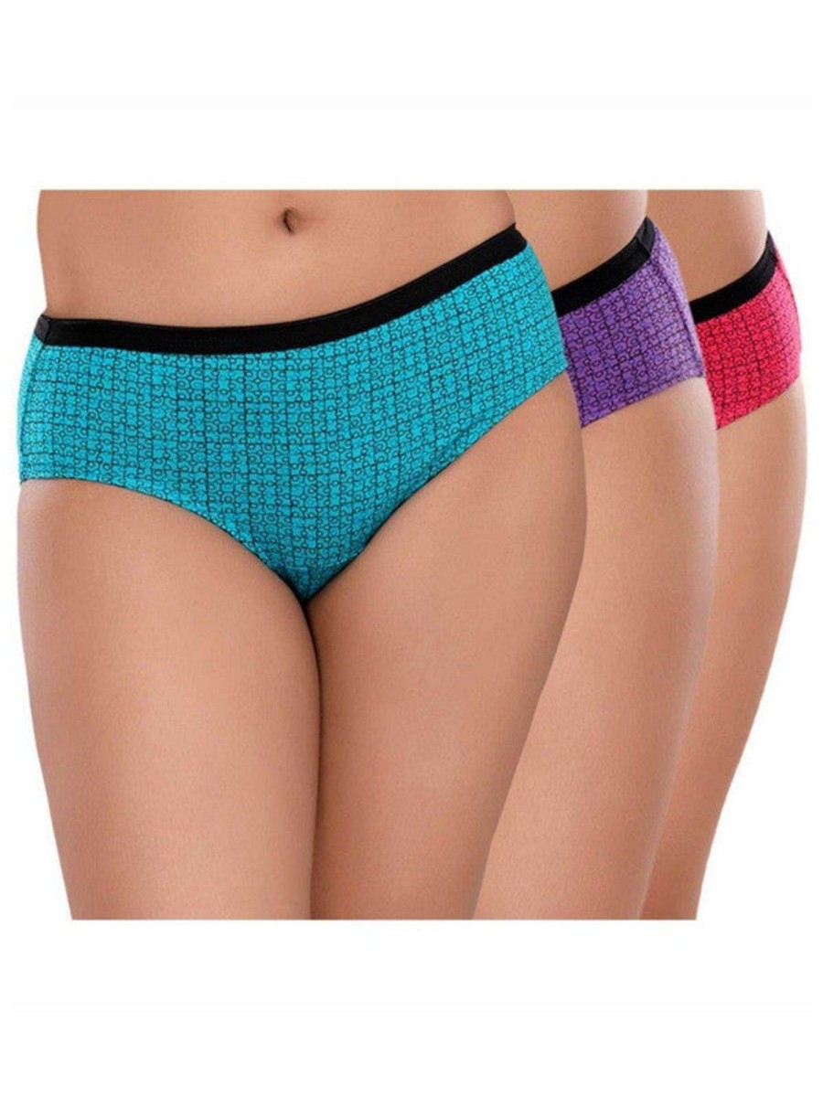 Panty Lovable | Women Assorted Printed Hipster Panty - 1500-99P-Assorted Multicolor