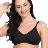 Bra Lovable | Lovable Non Padded Non Wired 3/4Th Coverage Bra Myfitbra Black